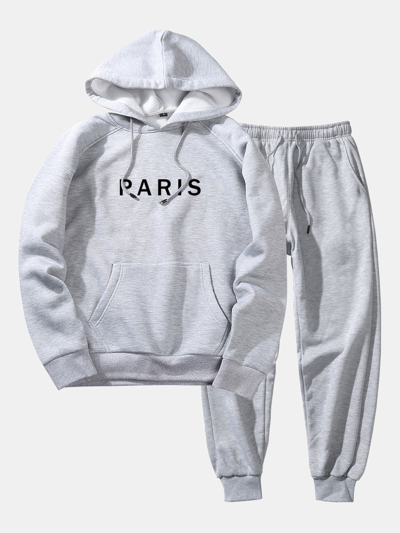 Paris Print Raglan Hoodie & Jogger Pants-Mitchell Shoes
