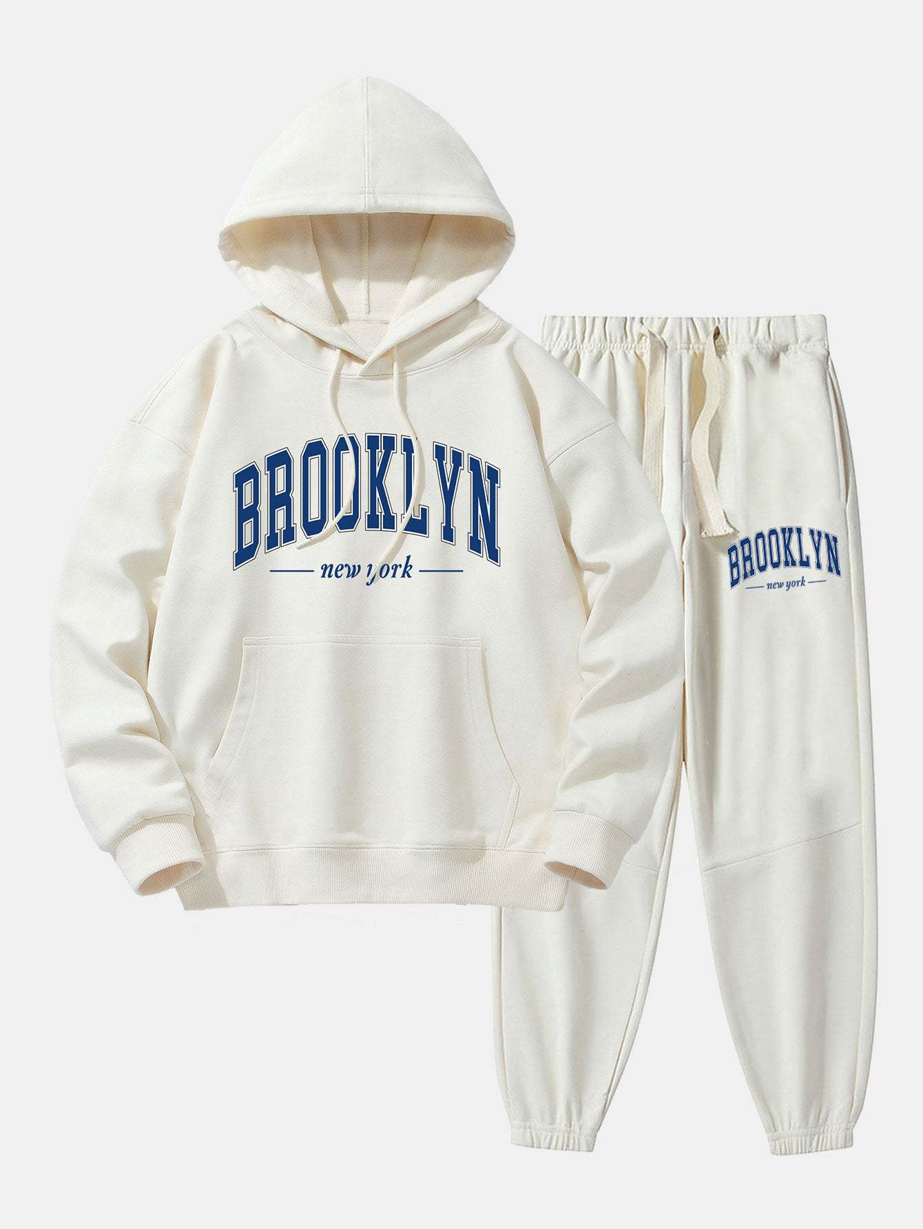 Brooklyn Print Cotton Blend Hoodie & Jogger Pants-Mitchell Shoes