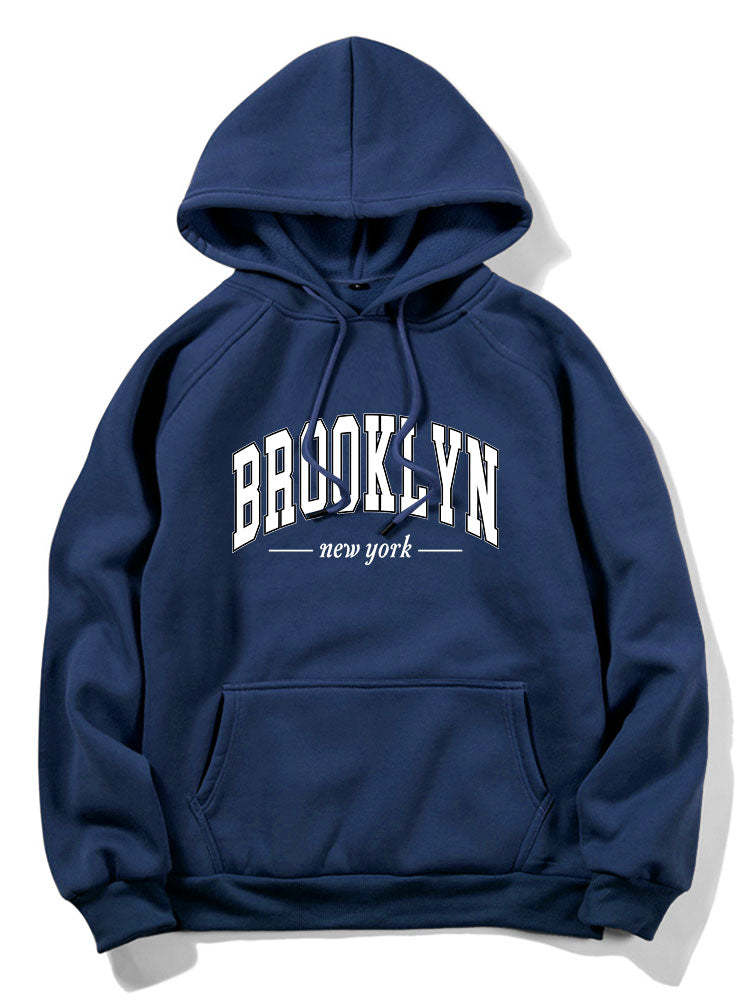 Brooklyn Letter Print Hoodie & Jogger Pants-Mitchell Shoes