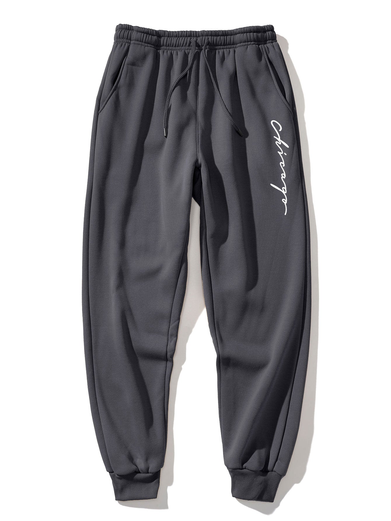 Chicago Print Raglan Hoodie & & Jogger Pants-Mitchell Shoes