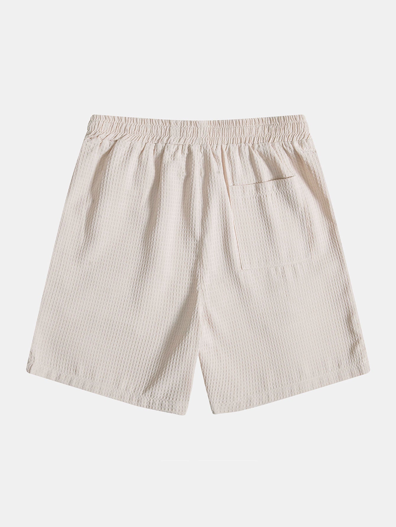 Knitted Waffle Polo Shirt & Waffle Drawstring Shorts-Mitchell Shoes