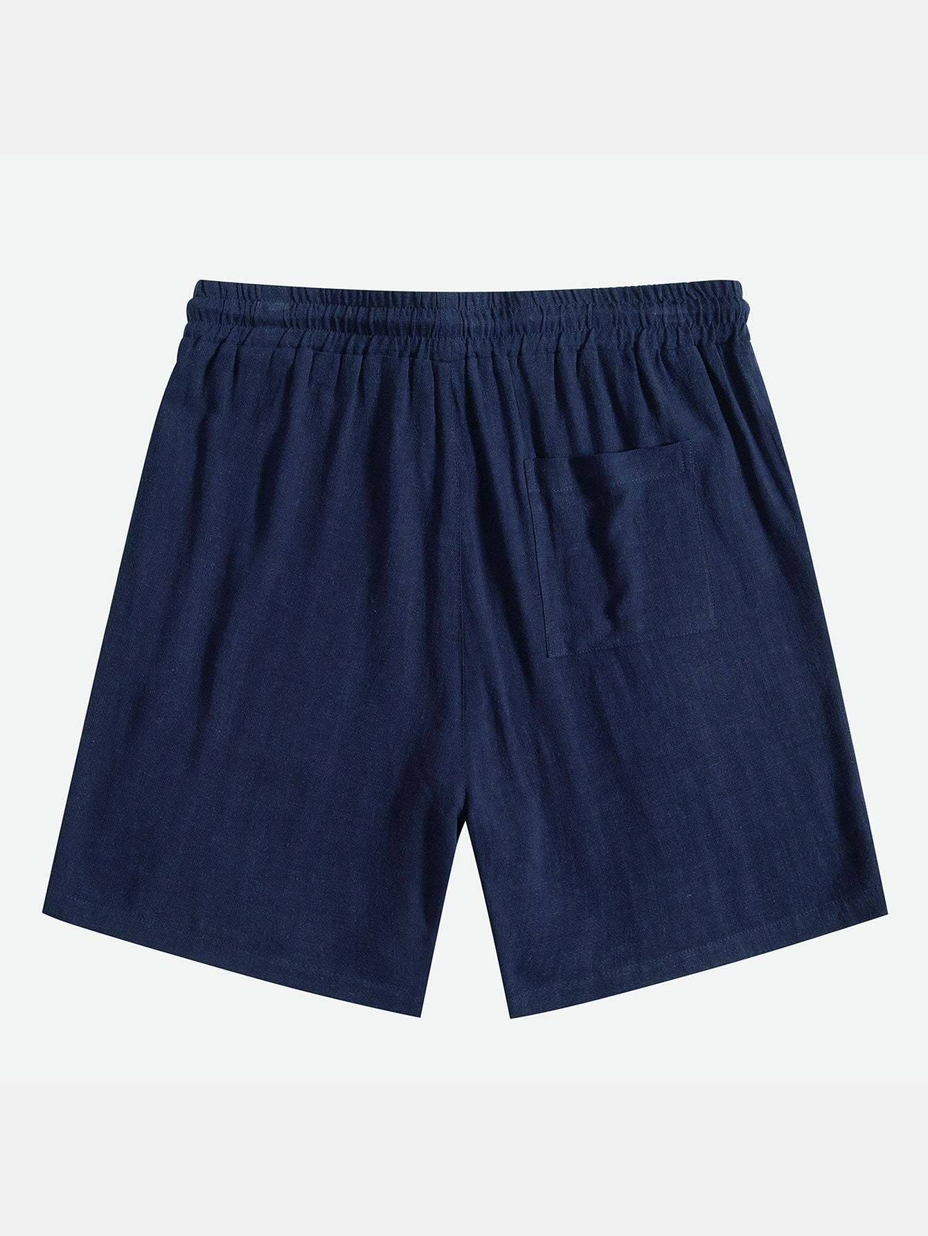 Linen Rayon Blend Button Up Shirt & Shorts-Mitchell Shoes