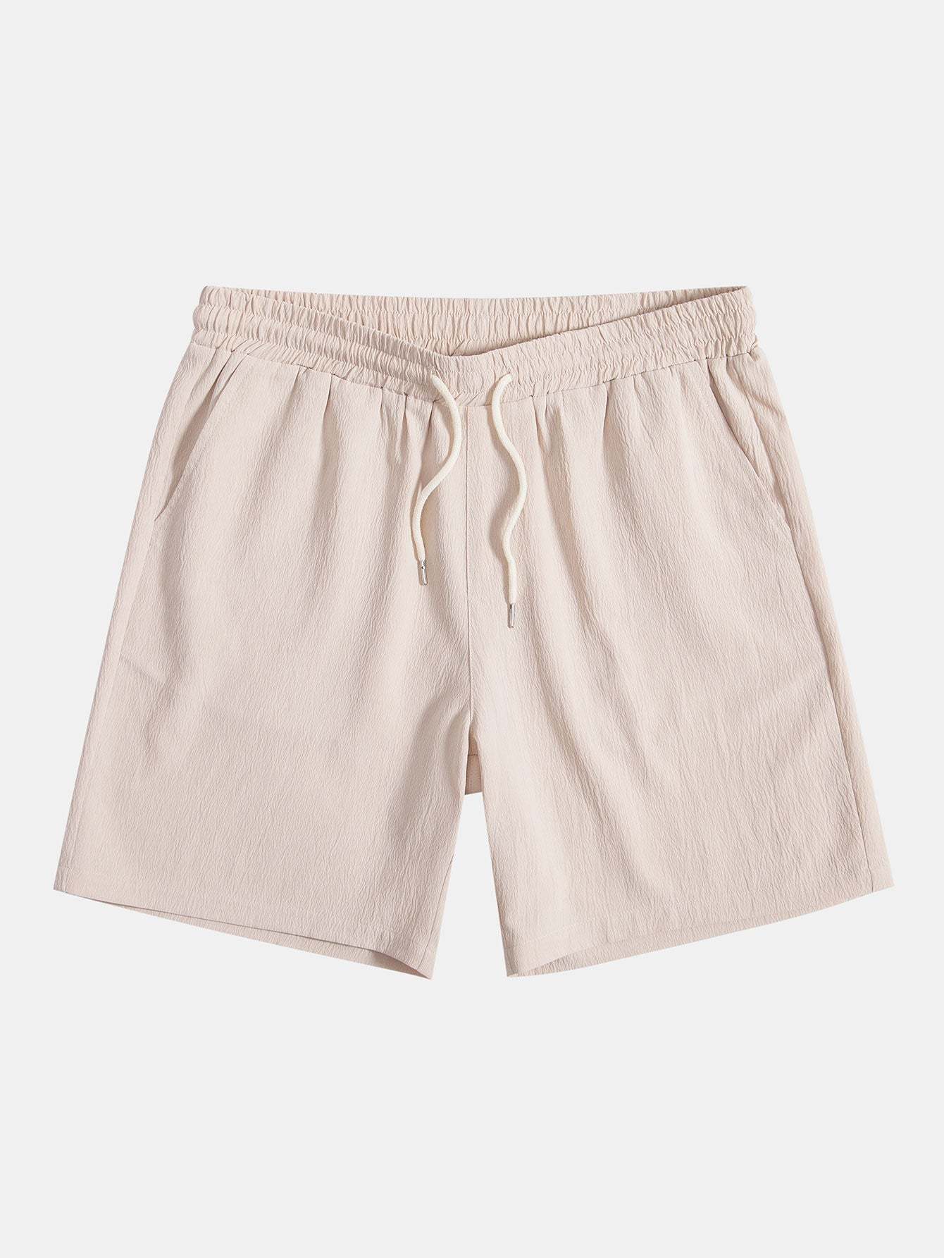Wrinkled Textured Shirt & Shorts-Mitchell Shoes