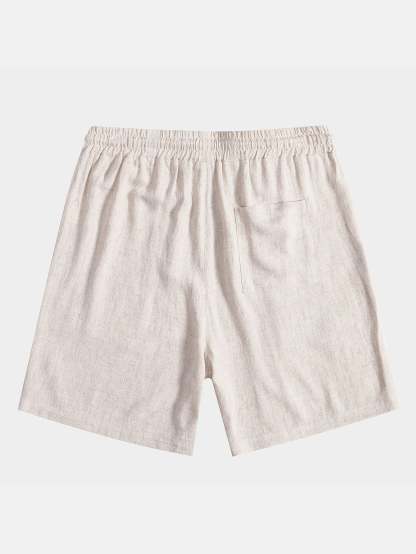 Linen Rayon Blend Cuban Shirt & Shorts-Mitchell Shoes