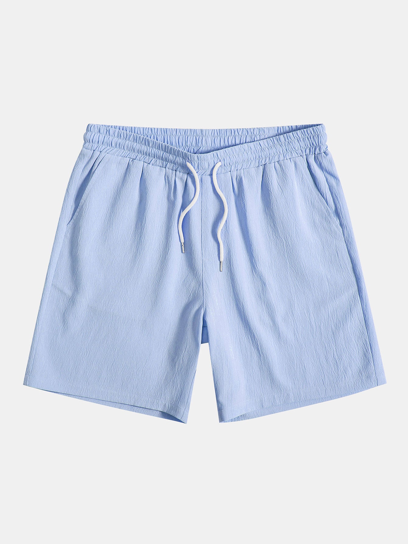 Wrinkled Textured Shirt & Shorts-Mitchell Shoes