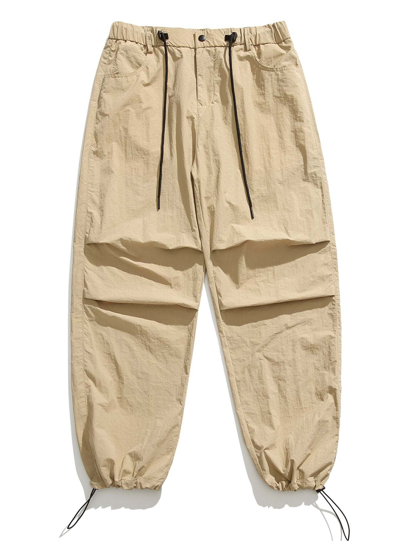 Elastic Waist Parachute Pants-Mitchell Shoes