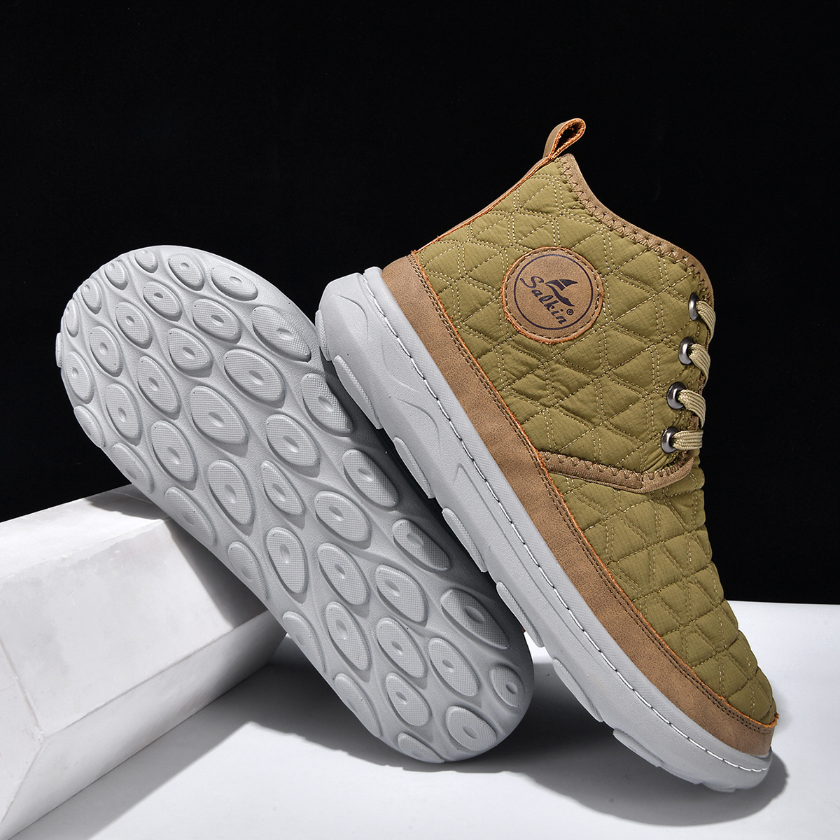 Mitchell Shoes Men's Casual Anti Slip Warm Boots