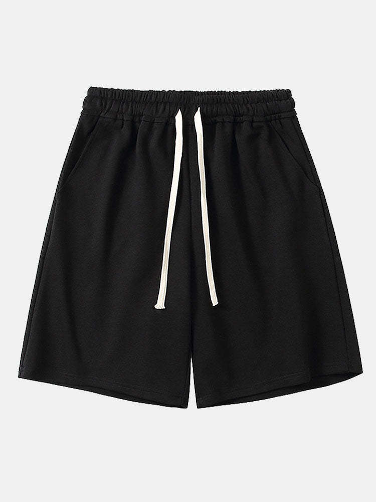 Heavy Weight Drop Shoulder Oversize T-Shirt & Jersey Shorts-Mitchell Shoes