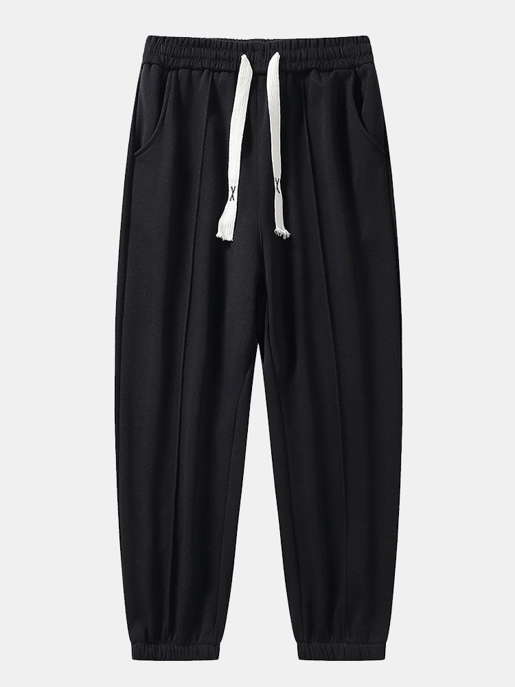 Color Block Sweatshirt & Jogger Pants With Pintuck-Mitchell Shoes