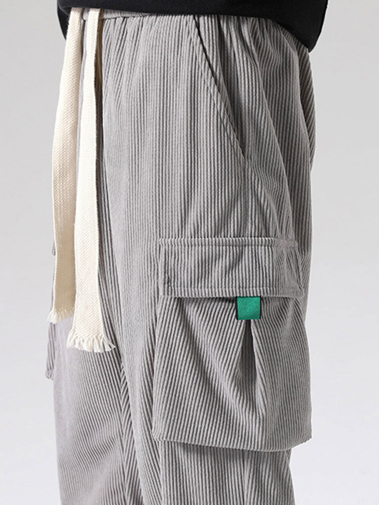 Corduroy Cargo Pants-Mitchell Shoes