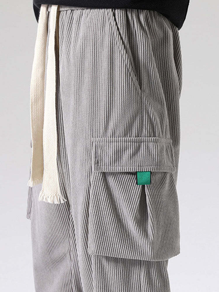 Corduroy Cargo Pants-Mitchell Shoes