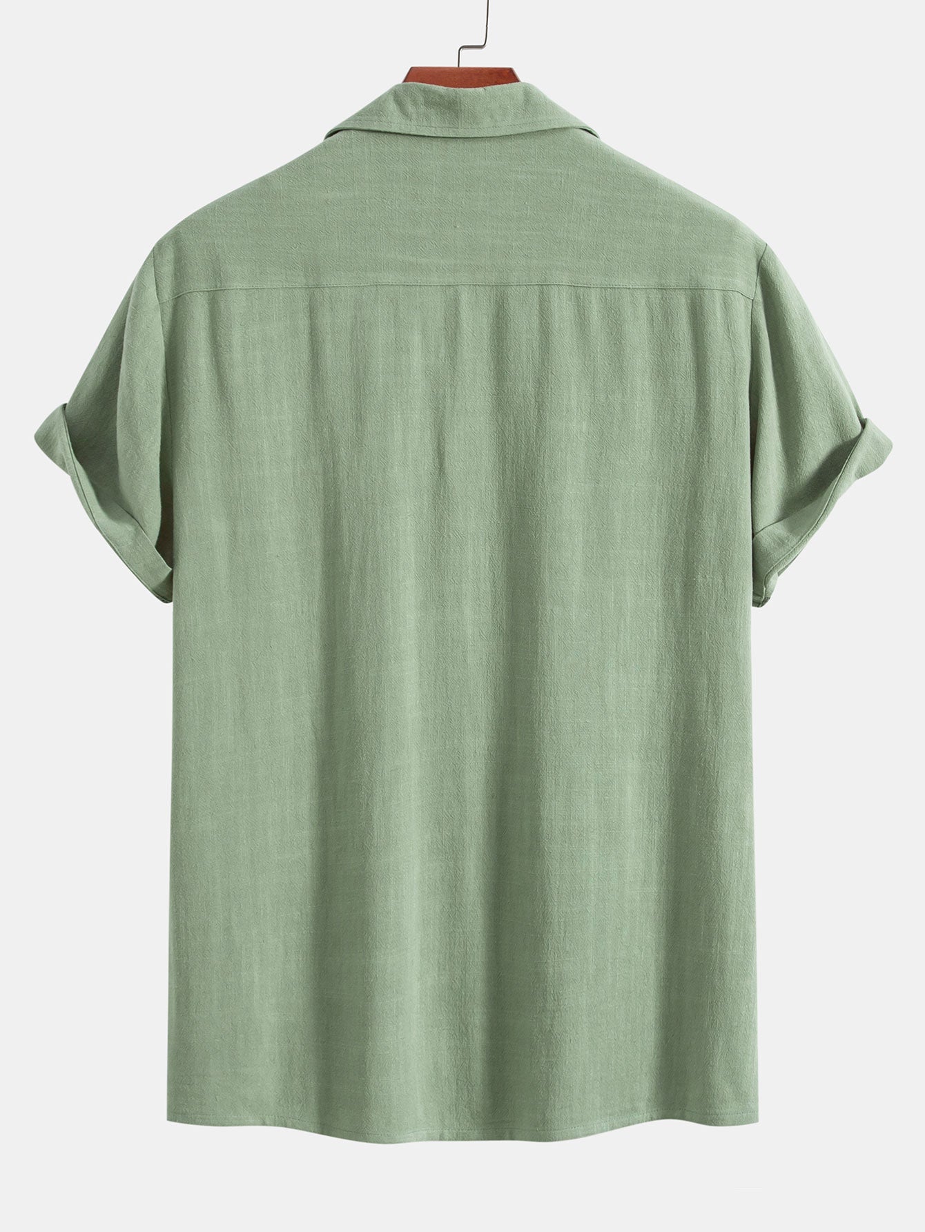 Linen Rayon Blend Cuban Shirt-Mitchell Shoes