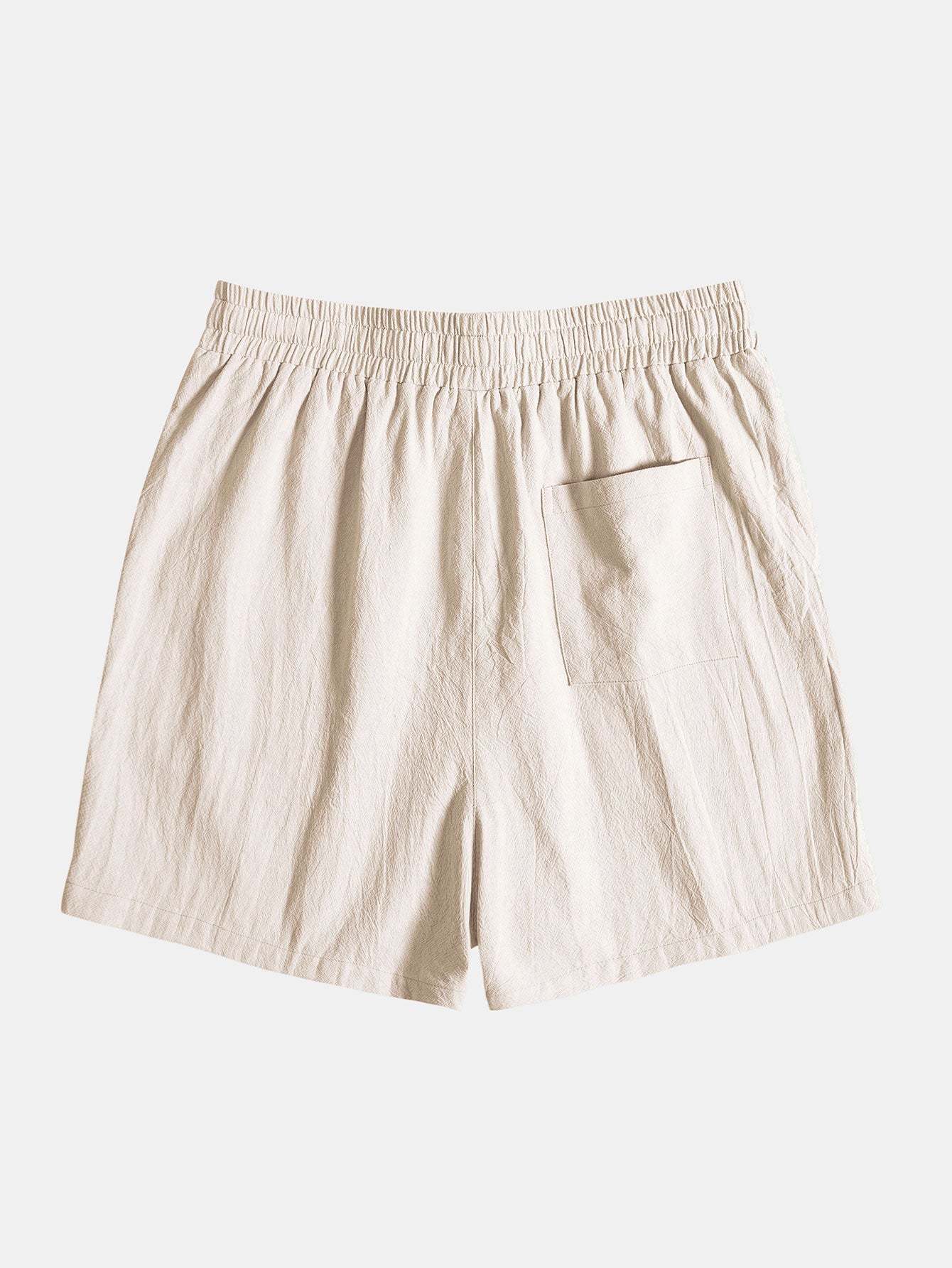 Tropical Print Shirt & Textured Cotton 5" Shorts-Mitchell Shoes