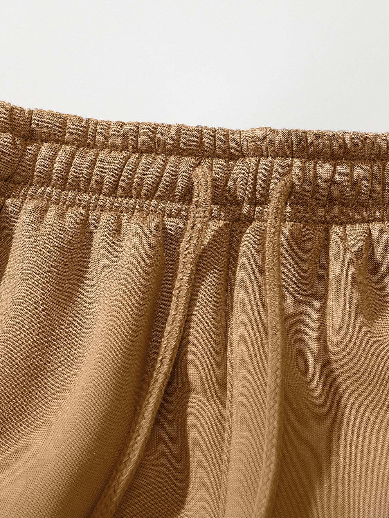 Basketball Bear Print Hoodie & Jogger Pants-Mitchell Shoes