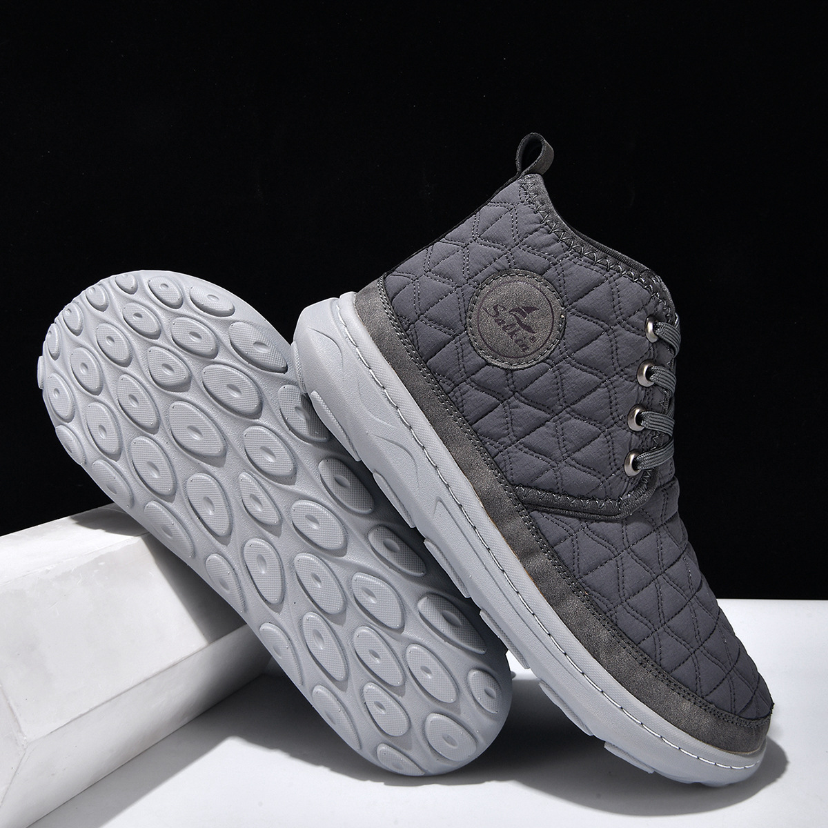 Mitchell Shoes Men's Casual Anti Slip Warm Boots