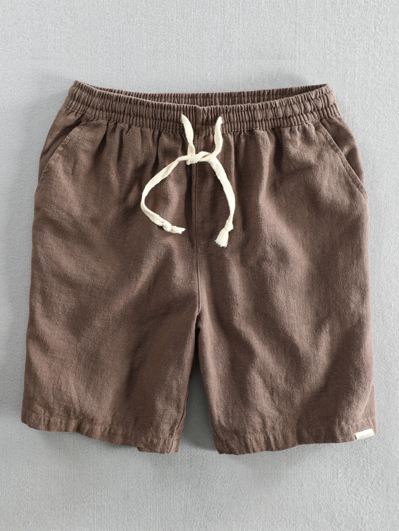 Linen Rayon Blend Cuban Shirt & Linen Cotton Blend Drawstring Shorts-Mitchell Shoes