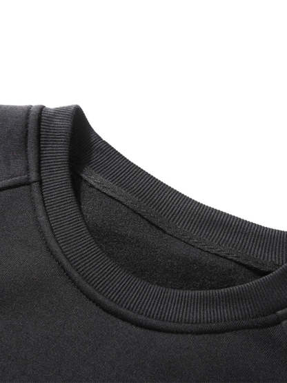 Basic Crew Neck Sweatshirt & Jogger Pants-Mitchell Shoes