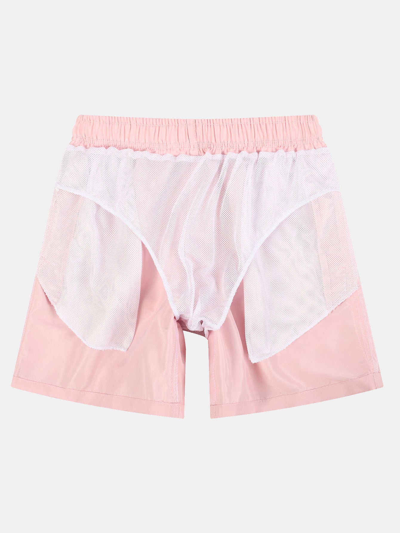 Striped Stand Collar Shirt & Swim Shorts-Mitchell Shoes