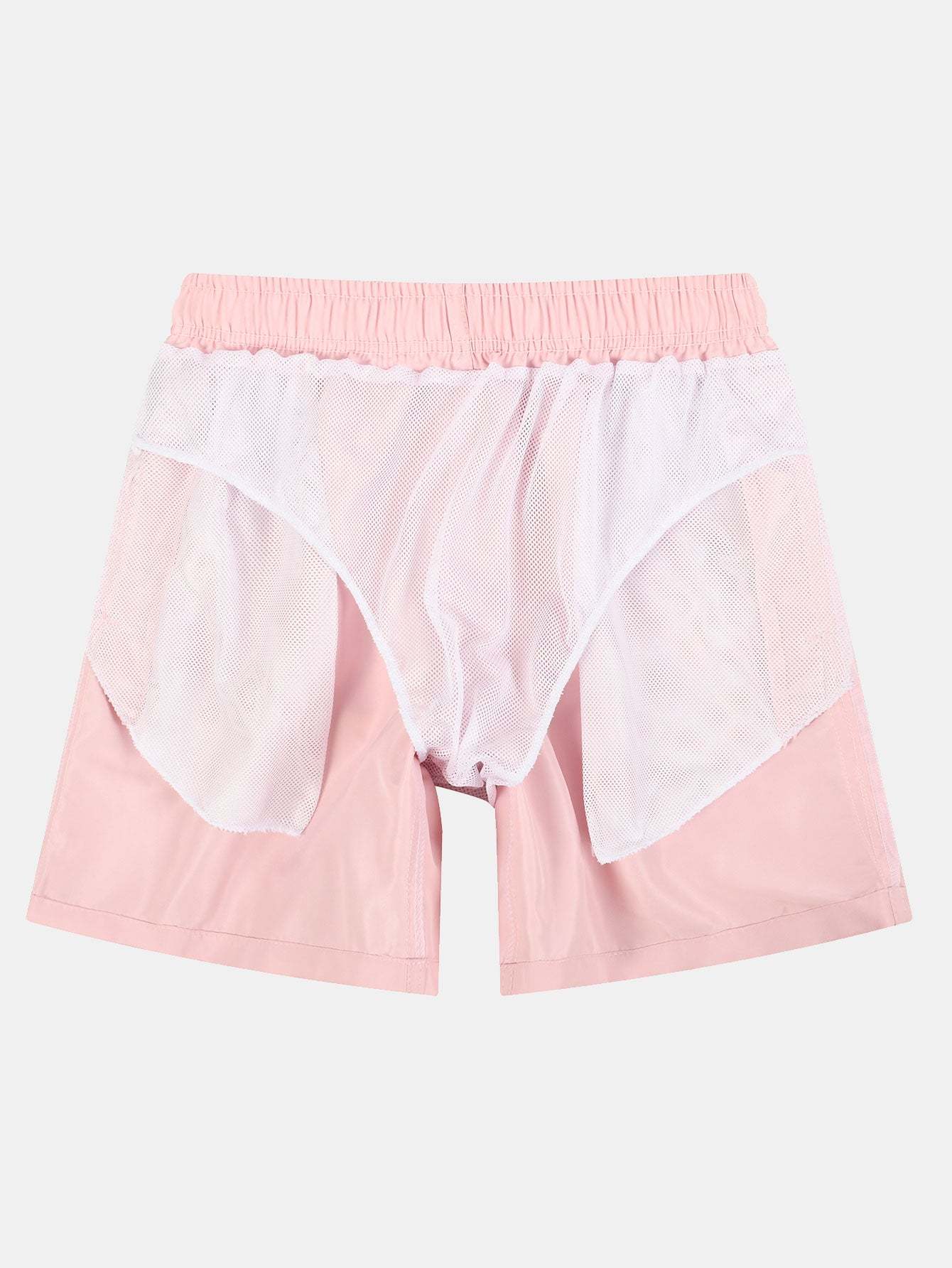 Striped Stand Collar Shirt & Swim Shorts-Mitchell Shoes