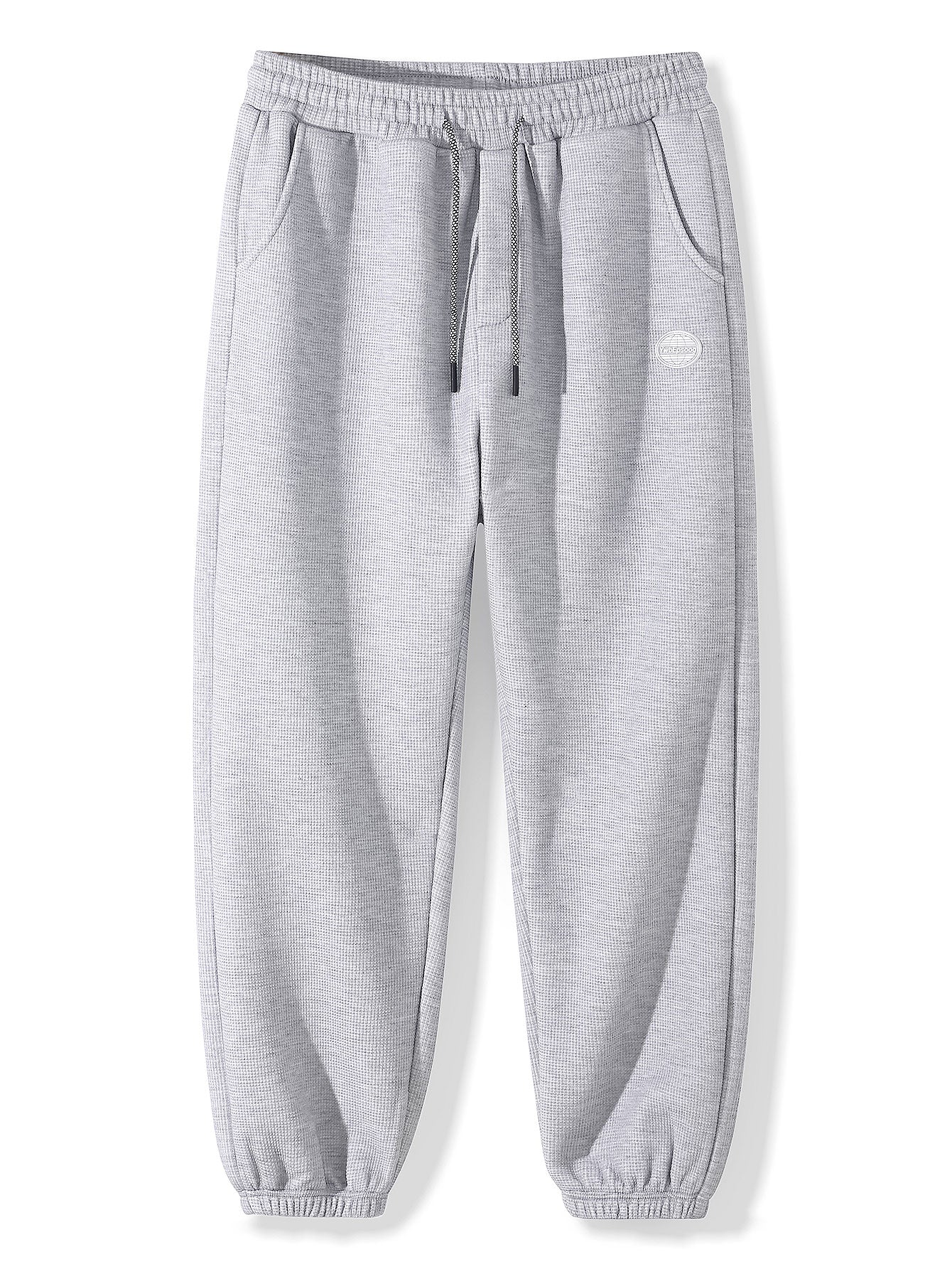 Paisley Print Panel Waffle Sweatshirt & Waffle Jogger Pants-Mitchell Shoes