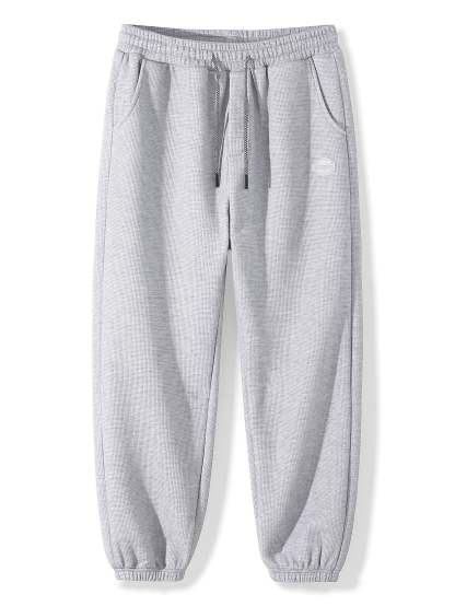 Paisley Print Panel Waffle Sweatshirt & Waffle Jogger Pants-Mitchell Shoes