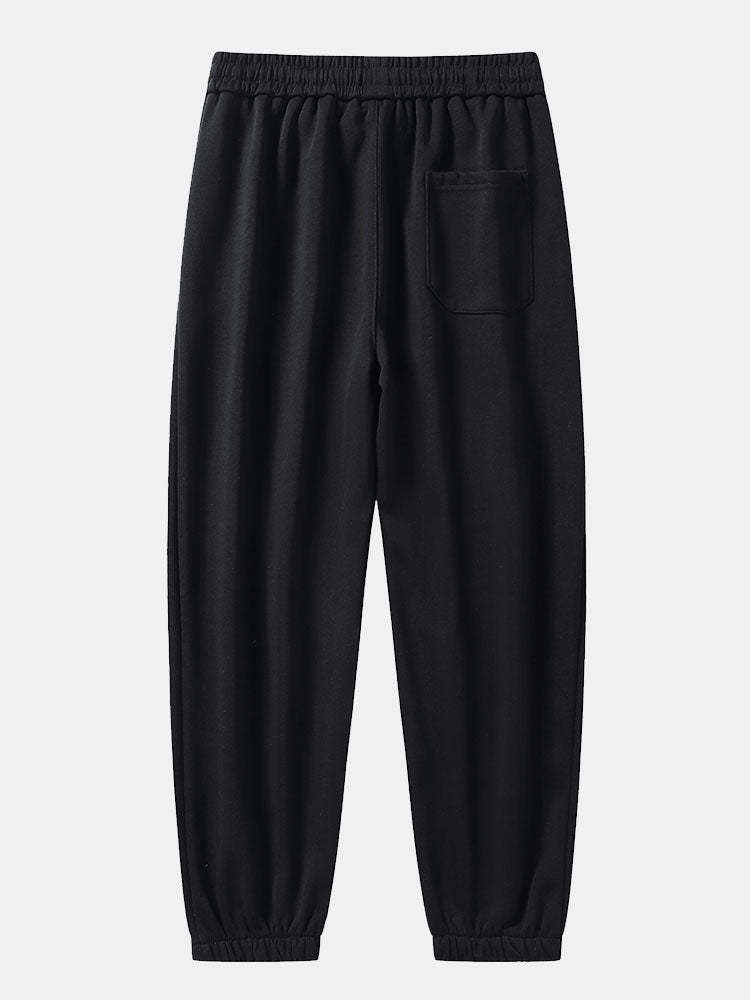 Relax Fit Color Block Polo Sweatshirt & Jogger Pants With Pintuck-Mitchell Shoes