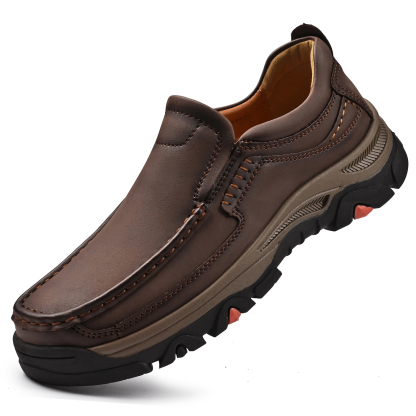 Men's Leather Plus Size Casual Loafers