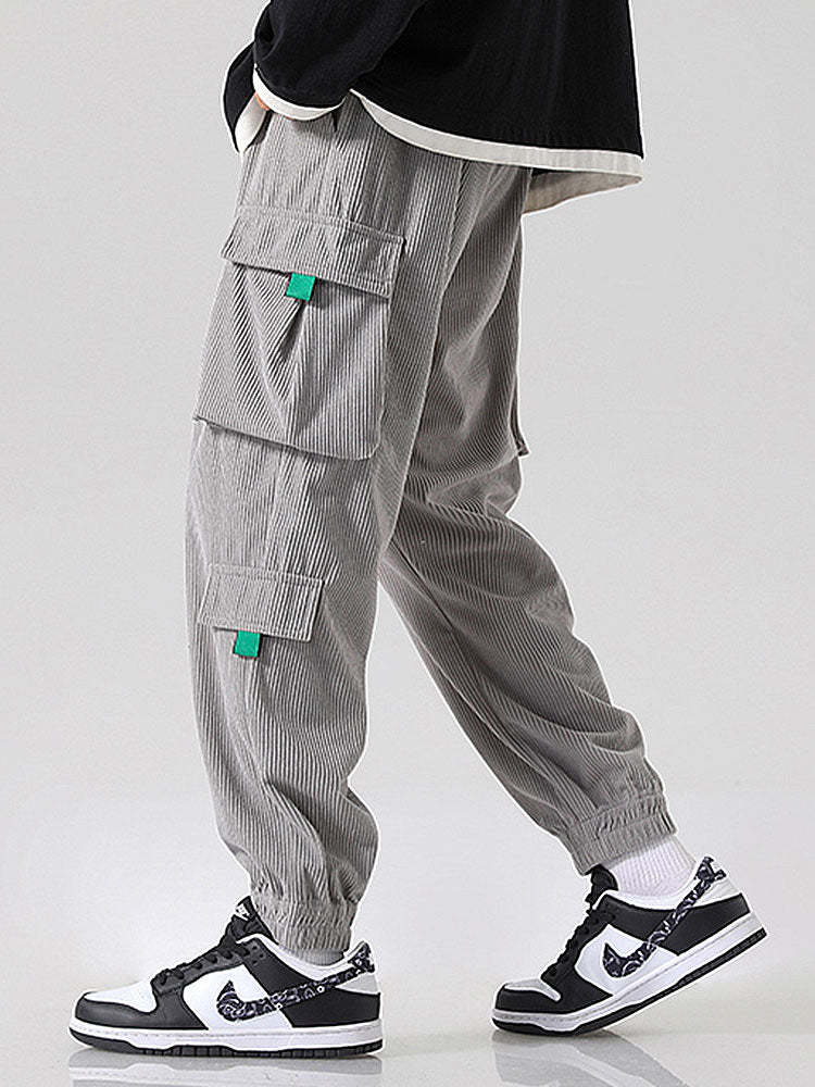 Corduroy Cargo Pants-Mitchell Shoes