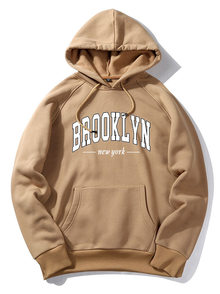 Brooklyn Letter Print Hoodie & Jogger Pants-Mitchell Shoes