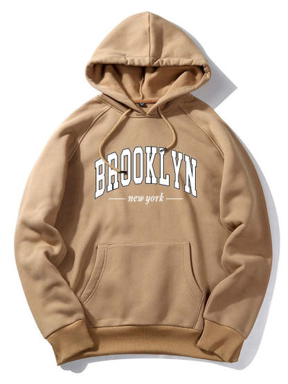 Brooklyn Letter Print Hoodie & Jogger Pants-Mitchell Shoes