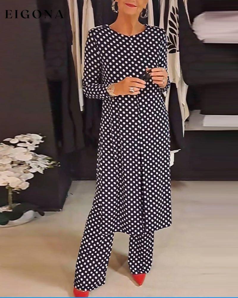 📦📦LAST DAY SAVE 49% ⏰Elegant polka dot slit suit