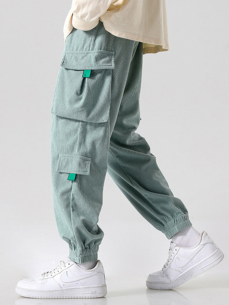 Corduroy Cargo Pants-Mitchell Shoes