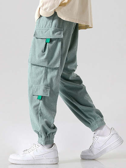 Corduroy Cargo Pants-Mitchell Shoes