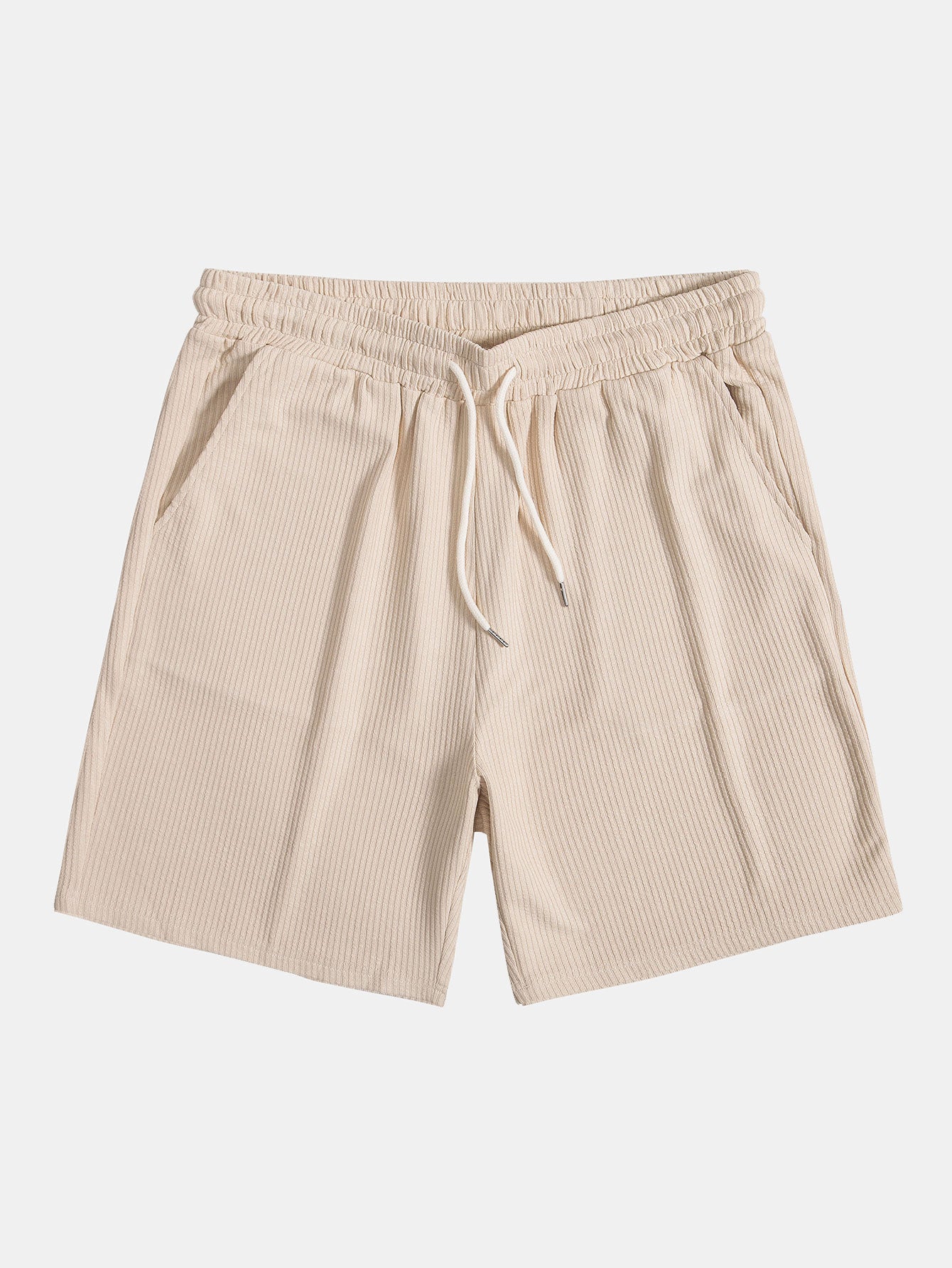 Knitted Ribbed Zip Polo & Shorts-Mitchell Shoes