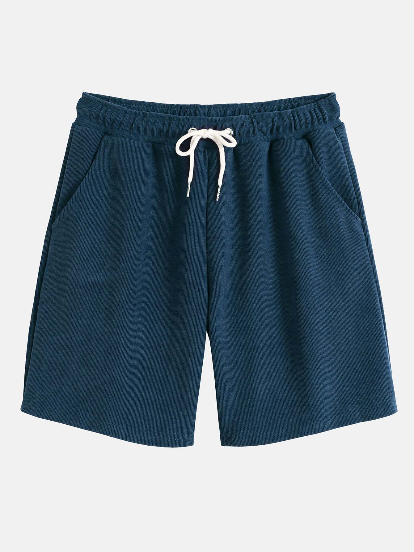 Dropped Shoulder Corduroy T-Shirt & Shorts-Mitchell Shoes