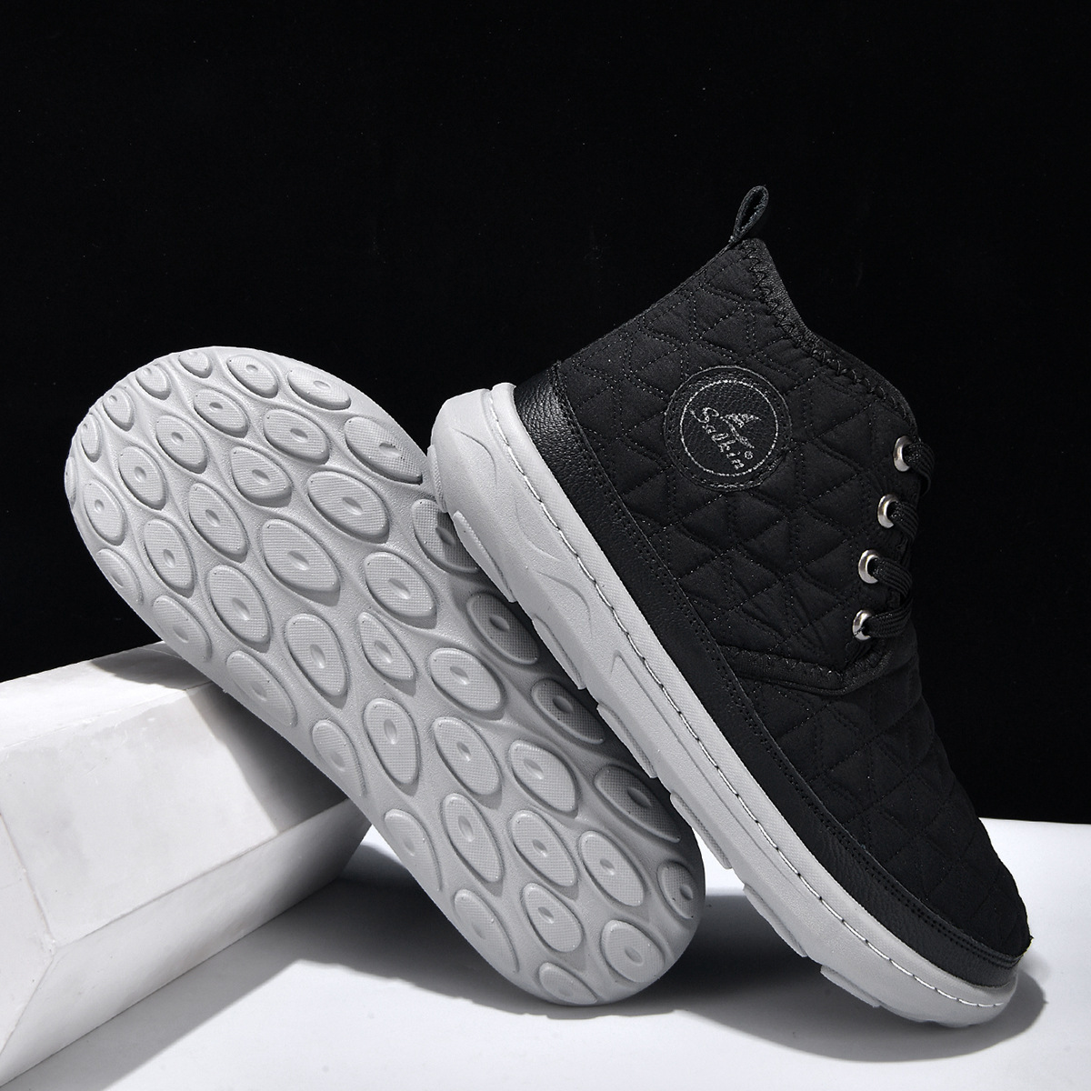 Mitchell Shoes Men's Casual Anti Slip Warm Boots