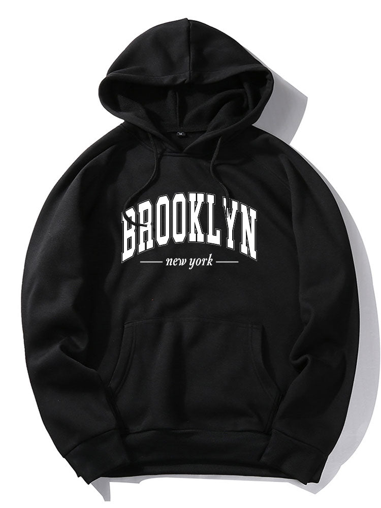 Brooklyn Letter Print Hoodie & Jogger Pants-Mitchell Shoes