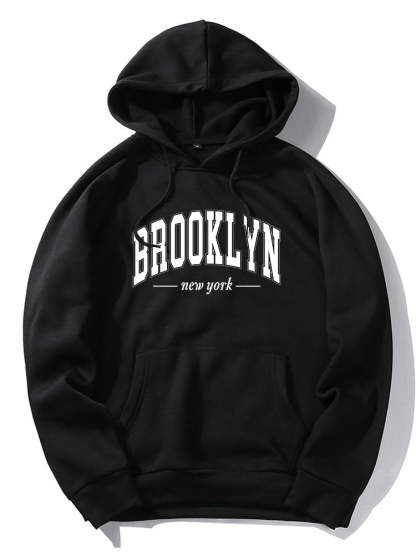 Brooklyn Letter Print Hoodie & Jogger Pants-Mitchell Shoes