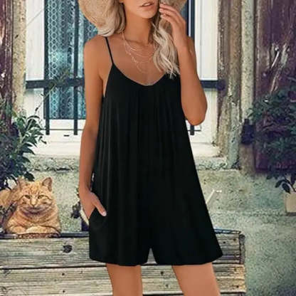 ✨✨Plus Size Women Fashion Wide Leg Suspender Jumpsuit with Pockets Curvy Overalls 【Super Stretchy】【Plus Size S-5XL】