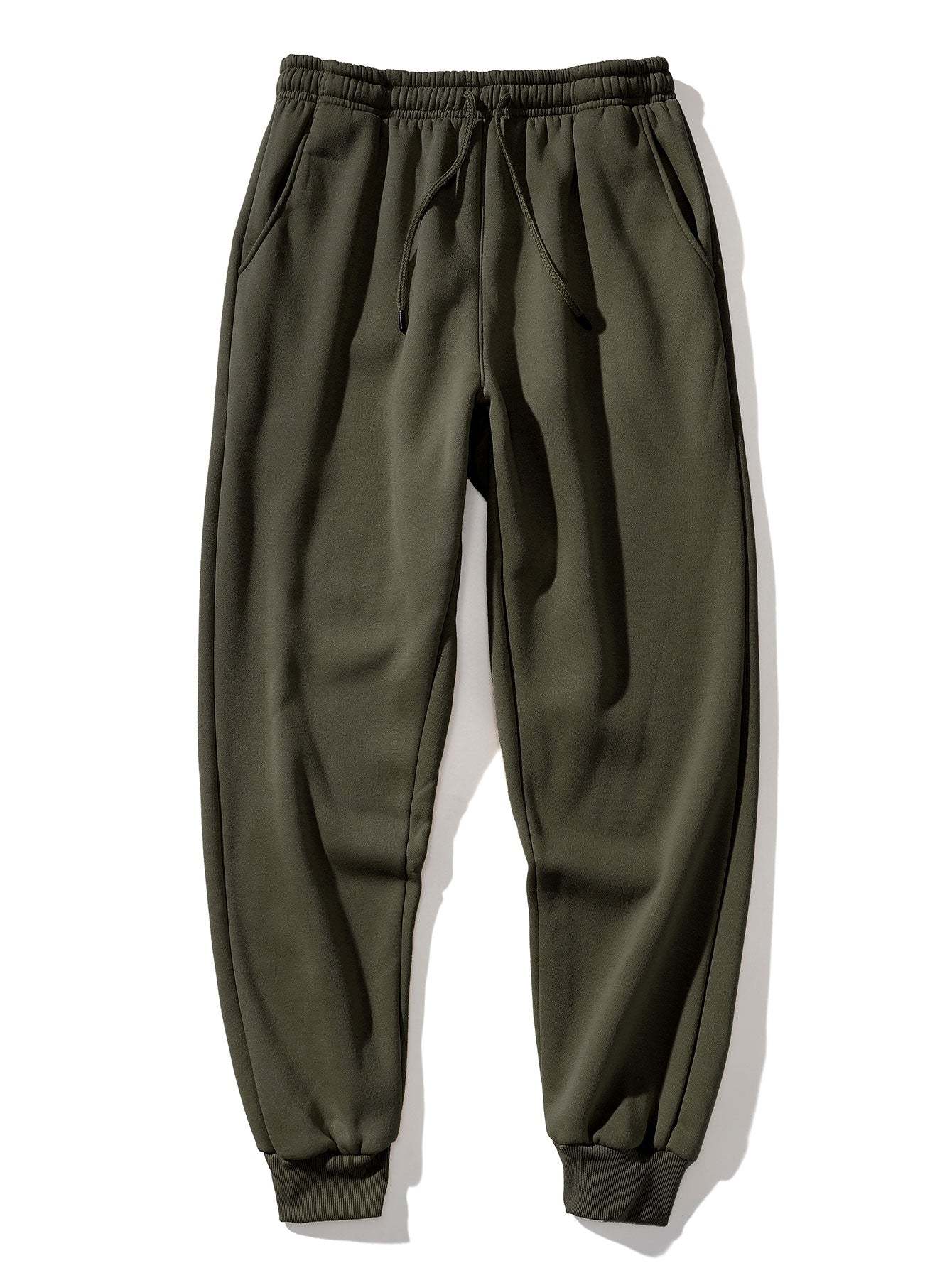 Basic Crew Neck Sweatshirt & Jogger Pants-Mitchell Shoes