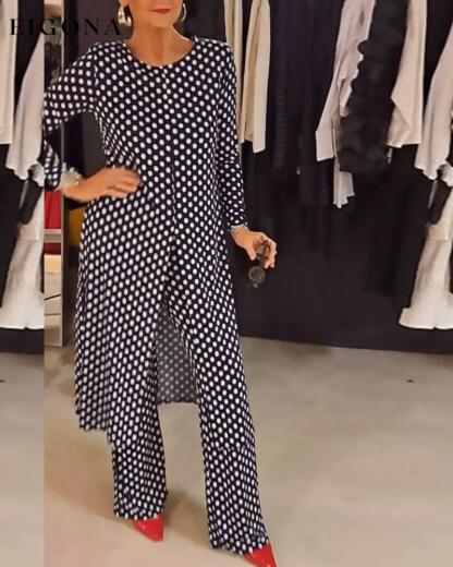 📦📦LAST DAY SAVE 49% ⏰Elegant polka dot slit suit