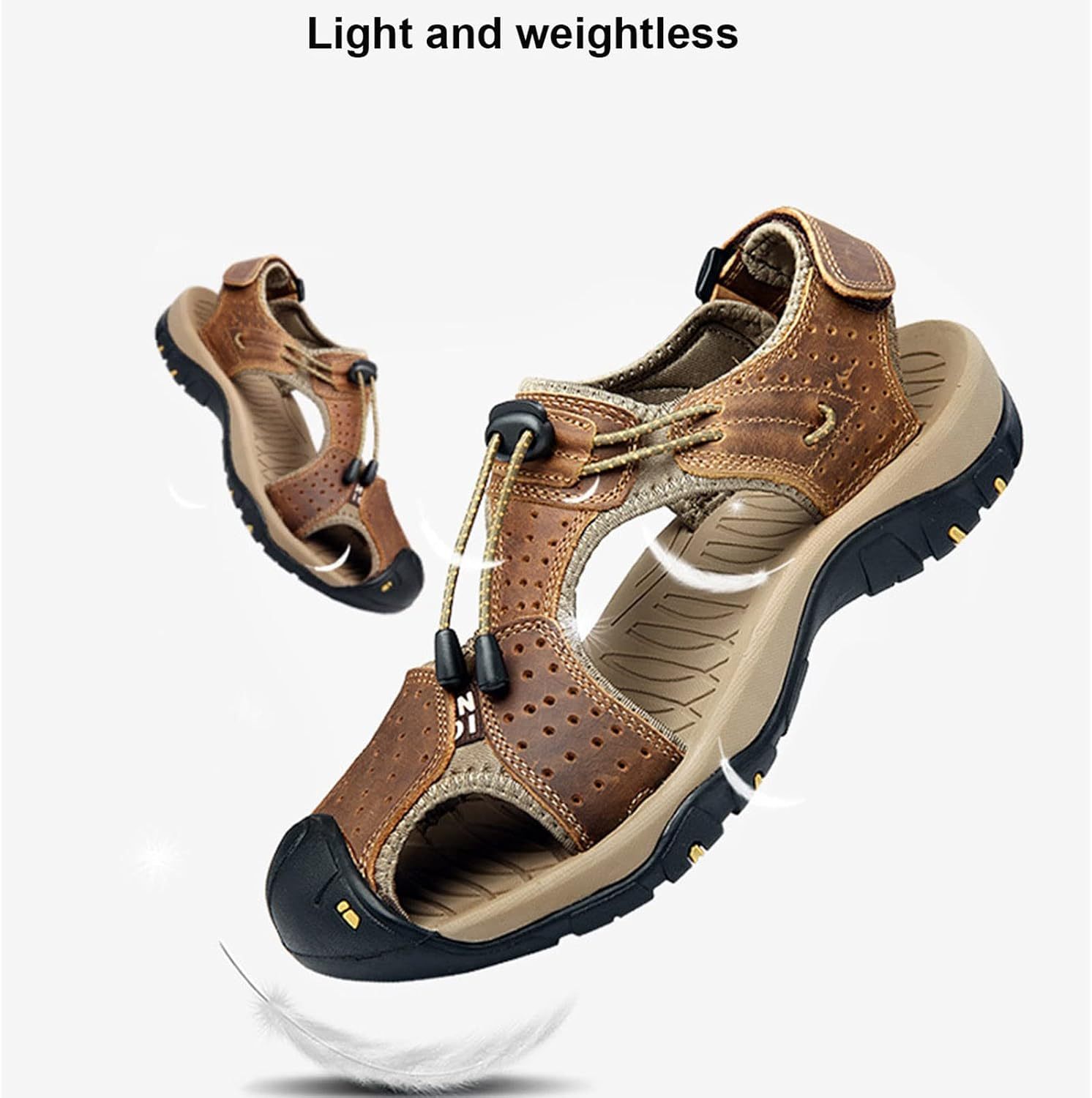 Mitchell Shoes Men's Closed Toe Outdoor Hiking Sandals