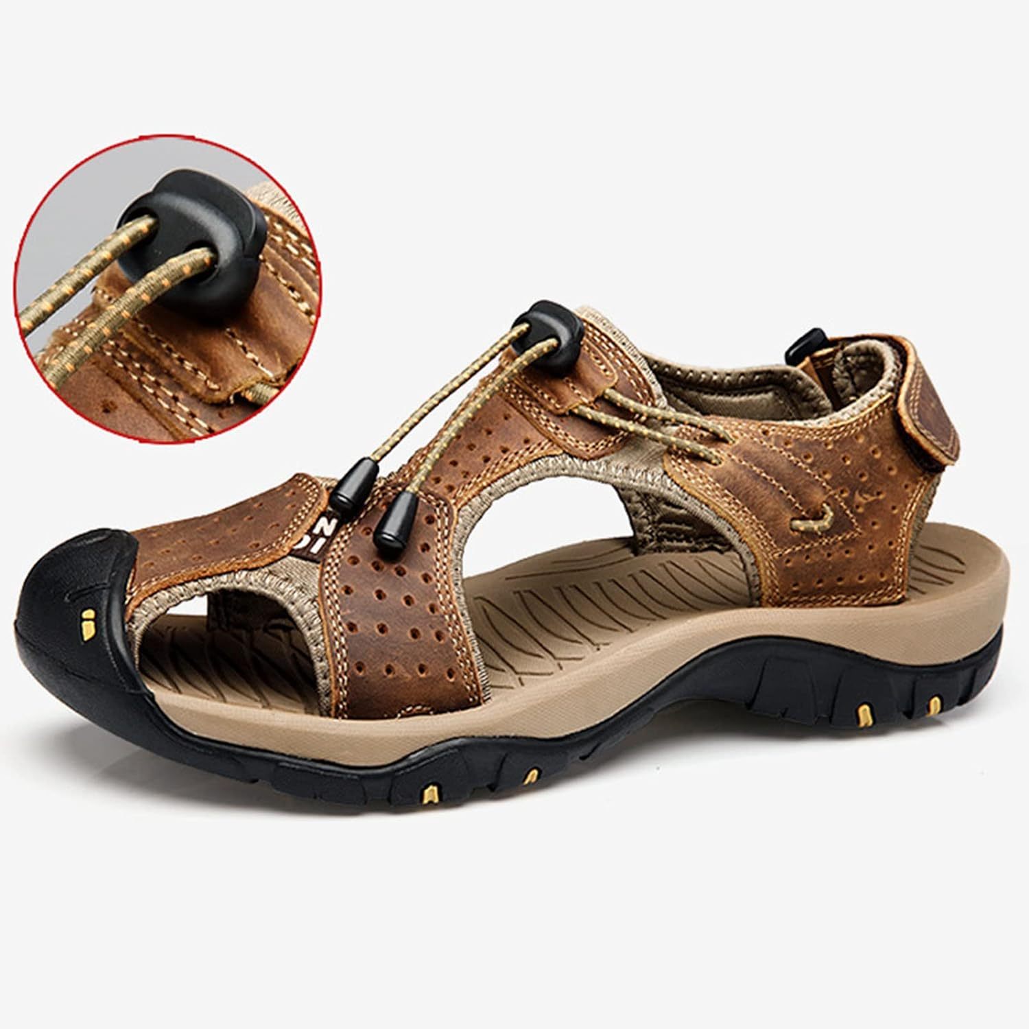 Mitchell Shoes Men's Closed Toe Outdoor Hiking Sandals