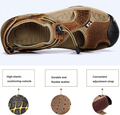 Mitchell Shoes Men's Closed Toe Outdoor Hiking Sandals