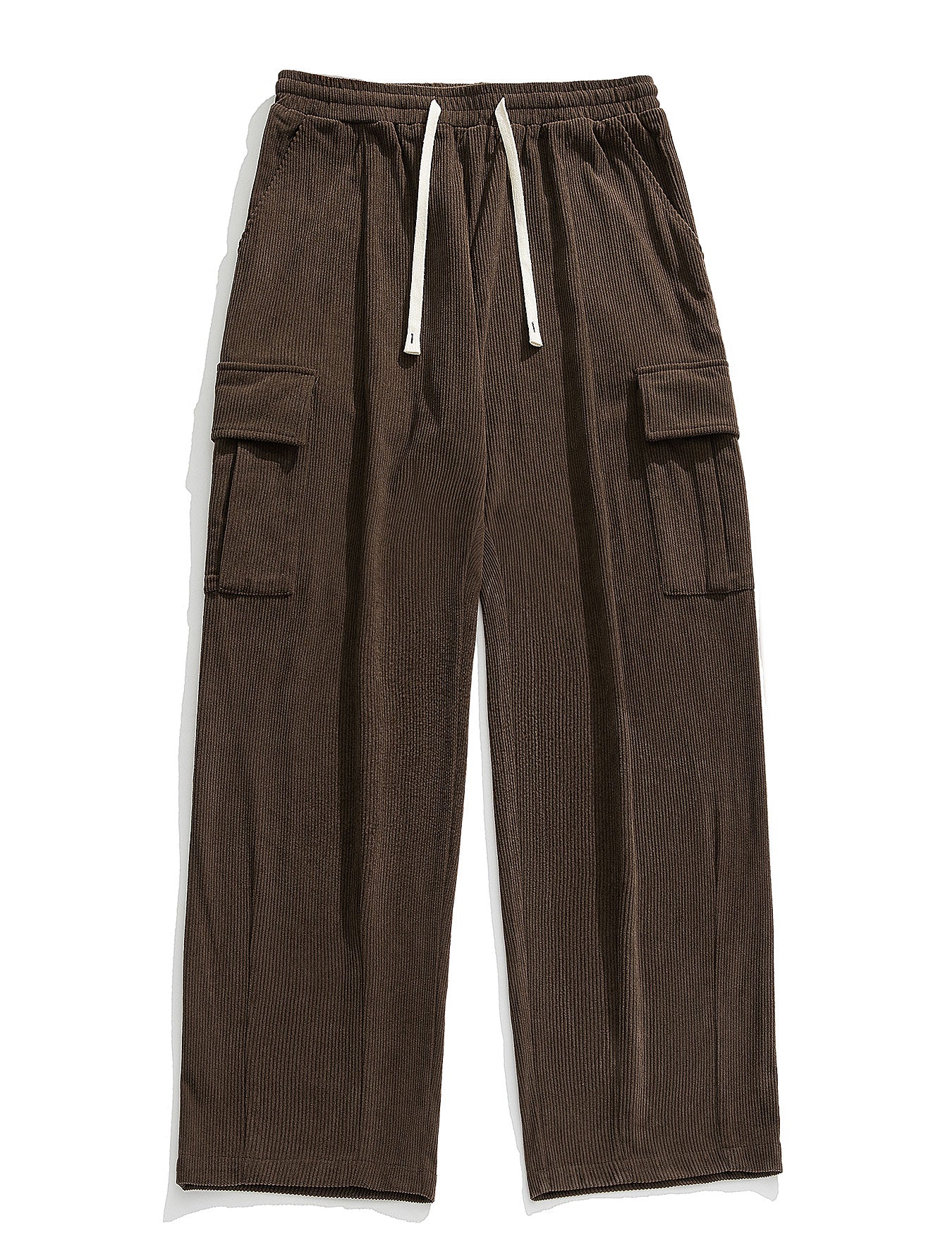 Los Angeles Print Heavy Weight Oversize T-Shirt & Loose Fit Corduroy Cargo Pants-Mitchell Shoes