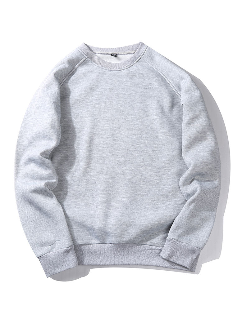 Basic Crew Neck Sweatshirt & Jogger Pants-Mitchell Shoes