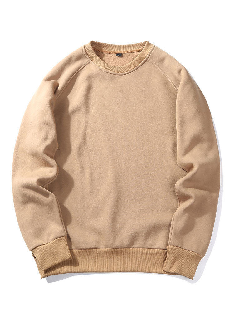 Basic Crew Neck Sweatshirt & Jogger Pants-Mitchell Shoes