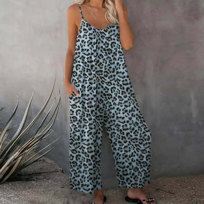 ✨✨Plus Size Women Fashion Wide Leg Suspender Jumpsuit with Pockets Curvy Overalls 【Super Stretchy】【Plus Size S-5XL】