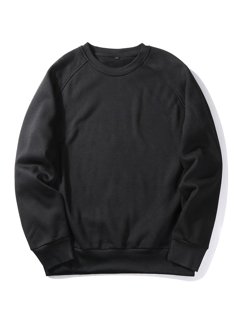 Basic Crew Neck Sweatshirt & Jogger Pants-Mitchell Shoes