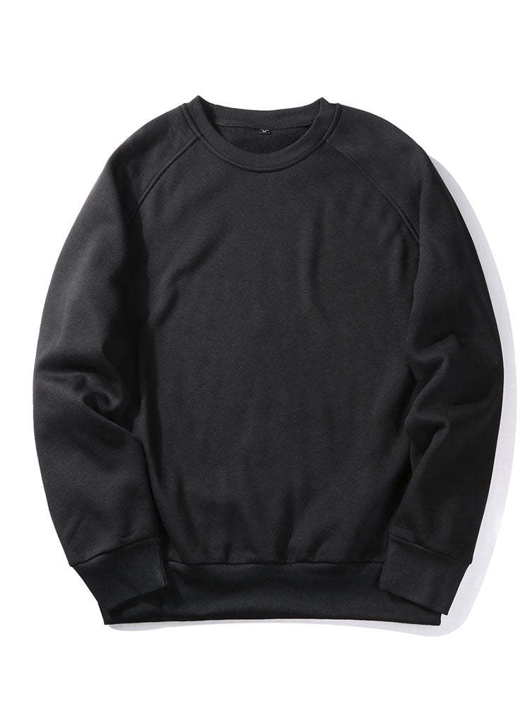 Basic Crew Neck Sweatshirt & Jogger Pants-Mitchell Shoes